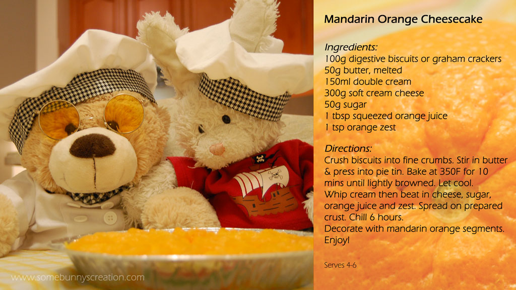 Mandarin Orange Cheesecake Show Picture